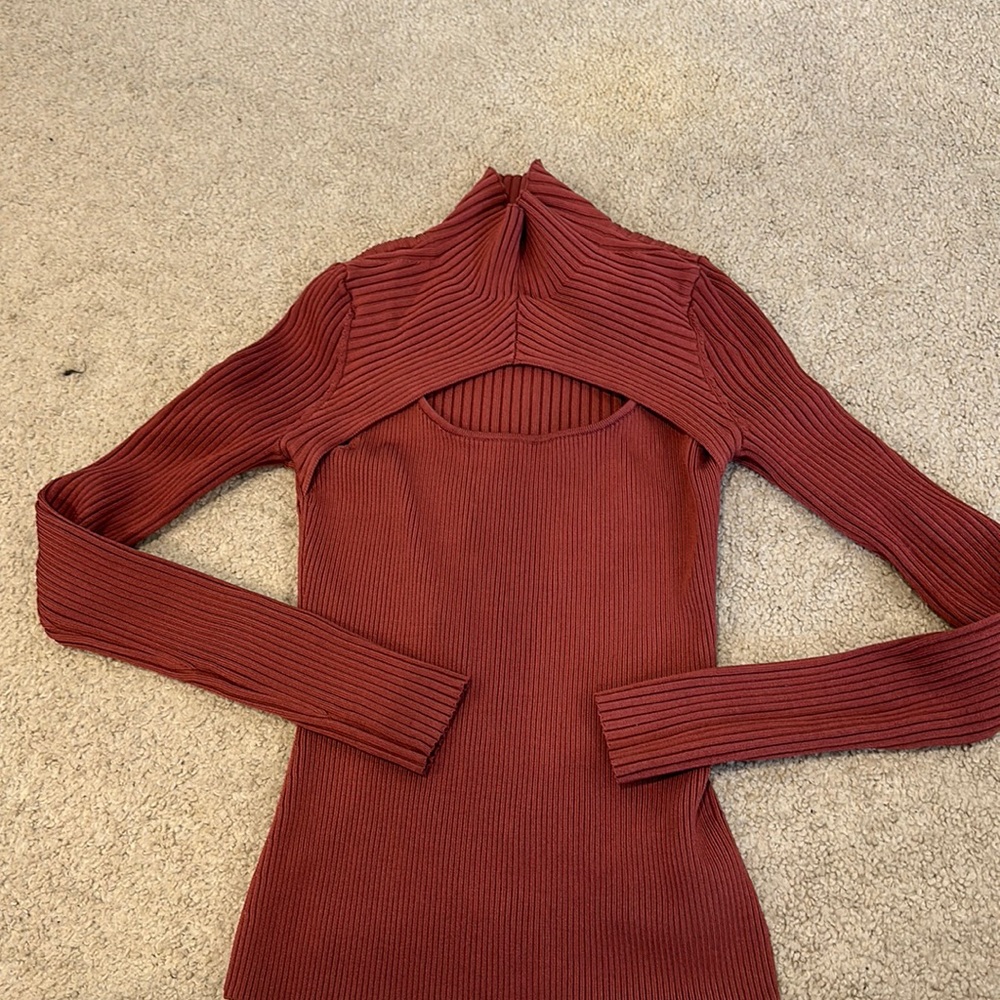 Jonathan Simkhai Stretch Cutout Mock